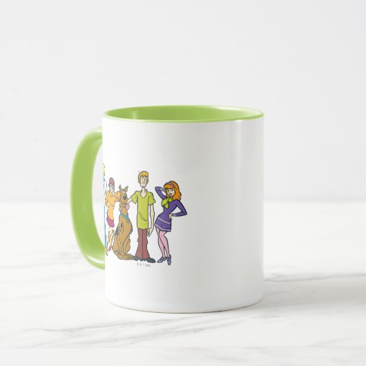 Whole Gang 14 Mystery Inc Mok (Voorkant links)