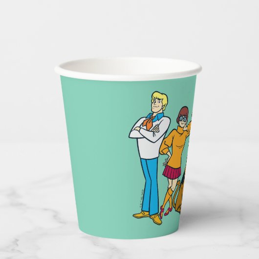 Whole Gang 14 Mystery Inc Papieren Bekers (Voorkant)