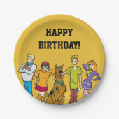 Whole Gang 14 Mystery Inc Papieren Bordje (Voorkant)