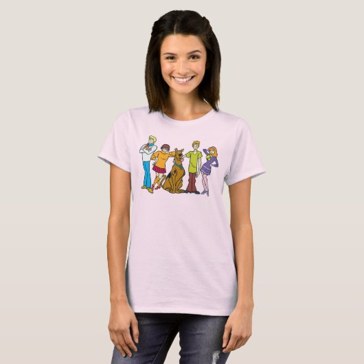 Whole Gang 14 Mystery Inc T-shirt (Voorkant volledig)