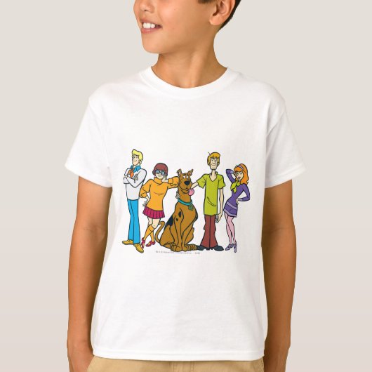 Whole Gang 14 Mystery Inc T-shirt (Voorkant)