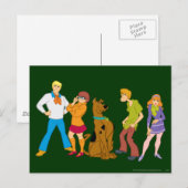Whole Gang 15 Mystery Inc Briefkaart (Voorkant / Achterkant)