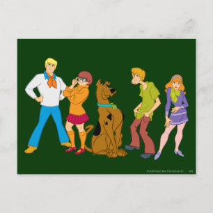 Whole Gang 15 Mystery Inc Briefkaart