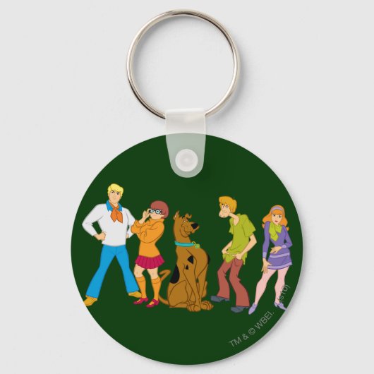 Whole Gang 15 Mystery Inc. Sleutelhanger (Voorkant)