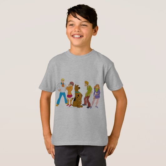 Whole Gang 15 Mystery Inc. T-shirt (Voorkant volledig)