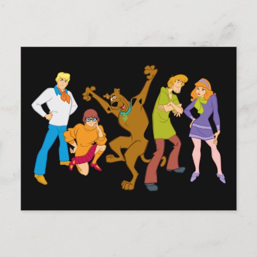 Whole Gang 16 Mystery Inc. Briefkaart (Voorkant)