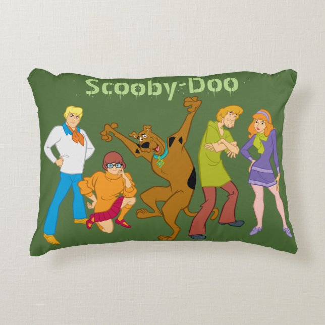 Whole Gang 16 Mystery Inc Decoratief Kussen (Voorkant)