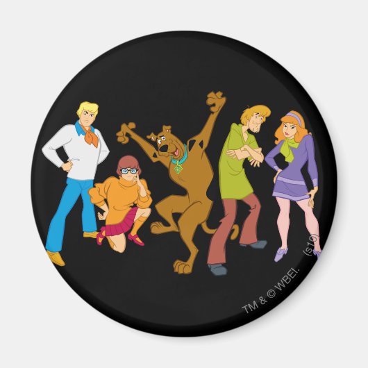 Whole Gang 16 Mystery Inc. Magneet (Voorkant)