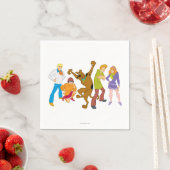 Whole Gang 16 Mystery Inc Servetten (Insitu)