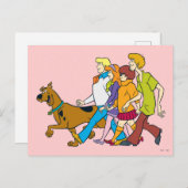 Whole Gang 18 Mystery Inc Briefkaart (Voorkant / Achterkant)