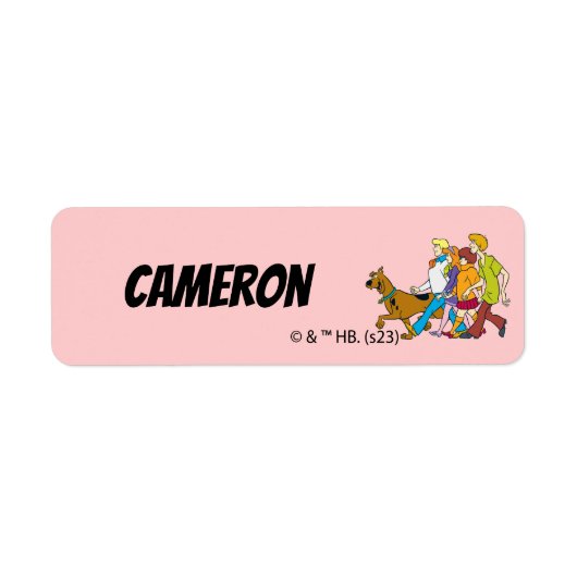 Whole Gang 18 Mystery Inc Etiket (Voorkant)