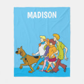 Whole Gang 18 Mystery Inc Fleece Deken (Voorkant)