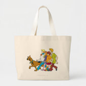 Whole Gang 18 Mystery Inc Grote Tote Bag (Voorkant)