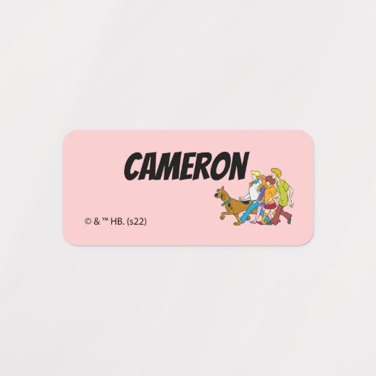 Whole Gang 18 Mystery Inc. Labels (Design 2)