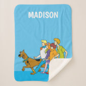 Whole Gang 18 Mystery Inc Sherpa Deken (Voorkant)