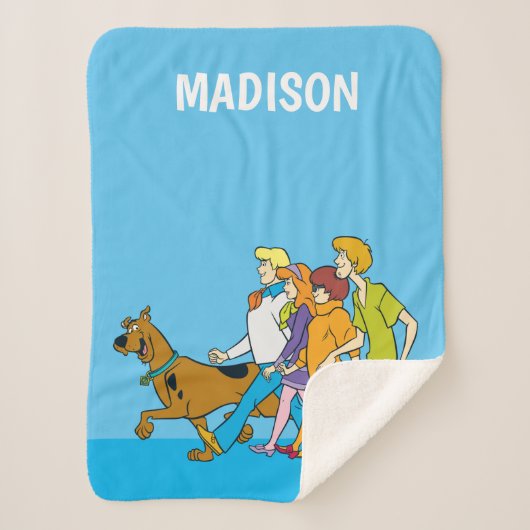 Whole Gang 18 Mystery Inc Sherpa Deken (Voorkant)