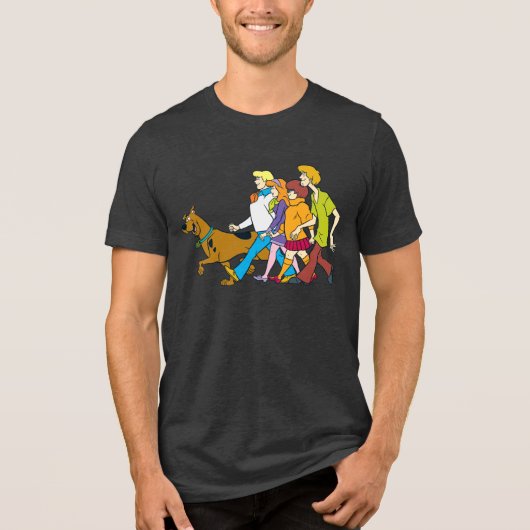 Whole Gang 18 Mystery Inc Tri-Blend Shirt (Voorkant)