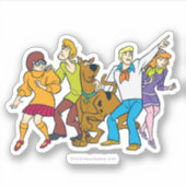 Whole Gang Lookout Mystery Inc Sticker (Voorkant)
