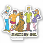 Whole Gang Standing Mystery Inc Sticker (Voorkant)