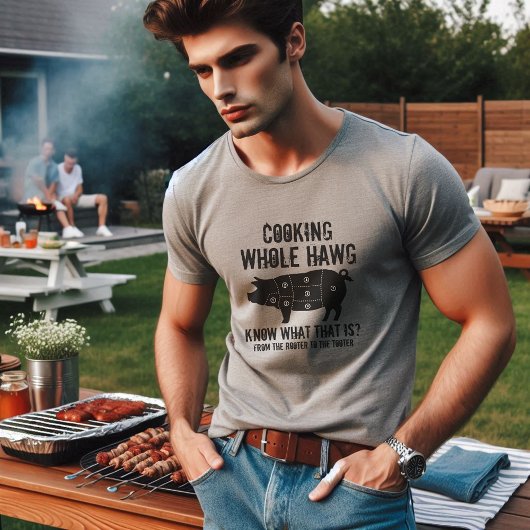 Whole Hawg Cooking Barbecue T-shirt
