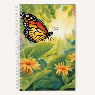 Whole Life Growth Butterfly Imagery Blank Tijdschr Notitieboek