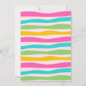 Whole Llama Fun Birthday Invitation Kaart (Achterkant)