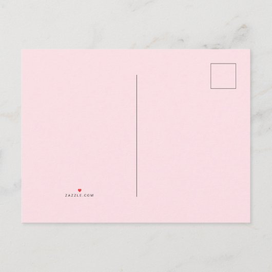 Whole Llama Fun Cake 3rd Birthday roze Uitnodiging Briefkaart (Achterkant)