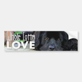 Whole Lotta Love Newfie Bumpersticker (Voorkant)