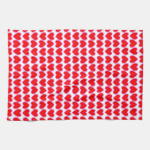 Whole Lotta Love Romantic Red Hearts Galore Theedoek (Horizontaal)