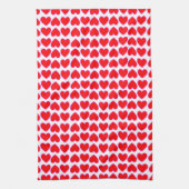 Whole Lotta Love Romantic Red Hearts Galore Theedoek (Verticaal)