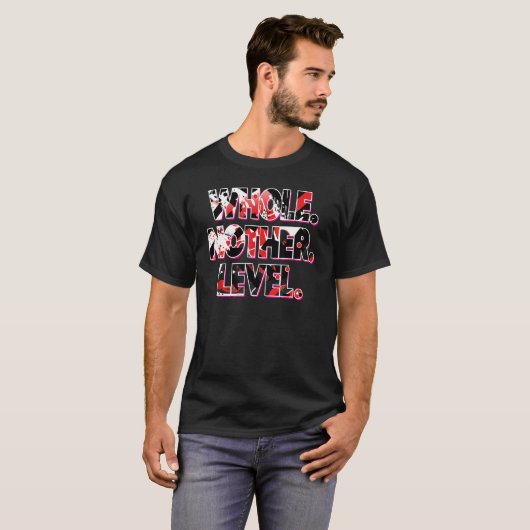 Whole Nother Level Red Thunder 4s T-shirt (Voorkant volledig)