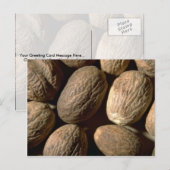 Whole nutmeg briefkaart (Voorkant / Achterkant)