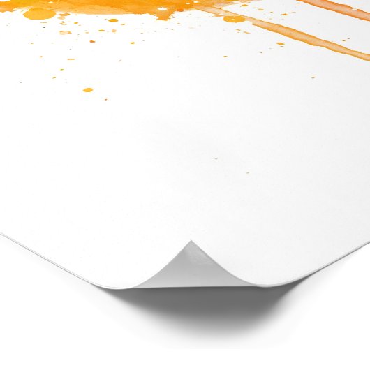 Whole Orange Fruit Poster (Hoek)