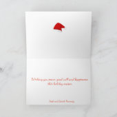 Whole O'tta Love zwevende otter kerstkaart Feestdagen Kaart (Binnen)