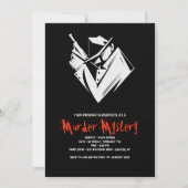 Whole Unit Mystery Murder Invitation Kaart (Voorkant)