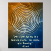 Wholeness-Rumi en Poetic Art Poster (Voorkant)