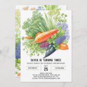 Wholesome Garden Party Verjaardag Kaart (Voorkant / Achterkant)