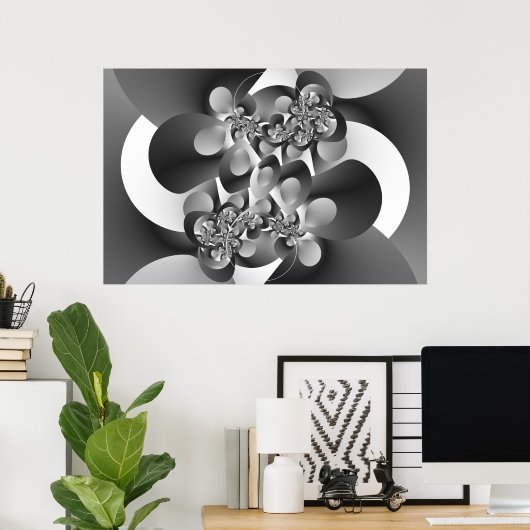 Wholly Holey Poster (Thuiskantoor)