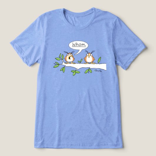 WHOM OWL T-shirt by Sandra Boynton (Design voorkant)