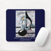 "Whompin" BluzKat Mousepad Muismat (Met muis)