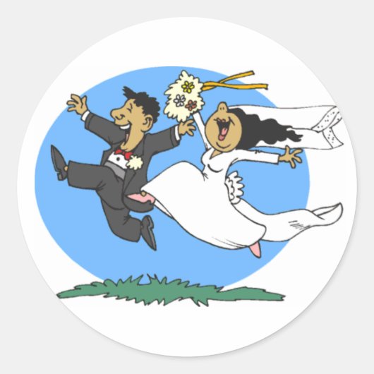 Whoo Hoo Wedding Sticker (Voorkant)