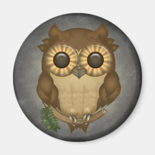 Whoolio de Cute Owl Magnets Magneet