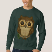 Whoolio The Cute Owl Sweatshirts Trui (Voorkant)