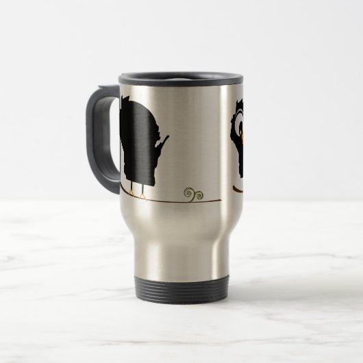 WhooNEW Scoots Coffee-Mok Reisbeker (Voorkant links)