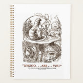 Whooo..Are..You? Alice Caterpillar Wonderland Planner (Voorkant)