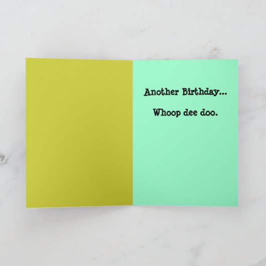 Whoop Dee Doo Kaart (Binnen)