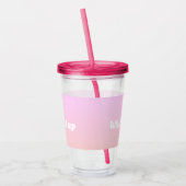 Whoop het op Tumbler Acryl Drinkbeker (Links)