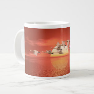 Whooper Swans Grote Koffiekop