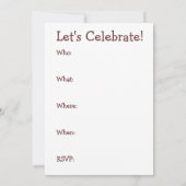 Whoopie! Pie Let's Celebrate Celebration PA Dutch Kaart (Achterkant)