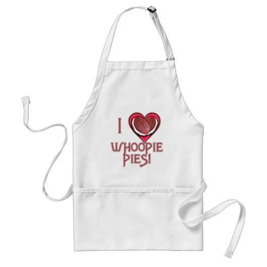 Whoopie Pie Love Apparel, Aprons, Gifts Standaard Schort (Voorkant)